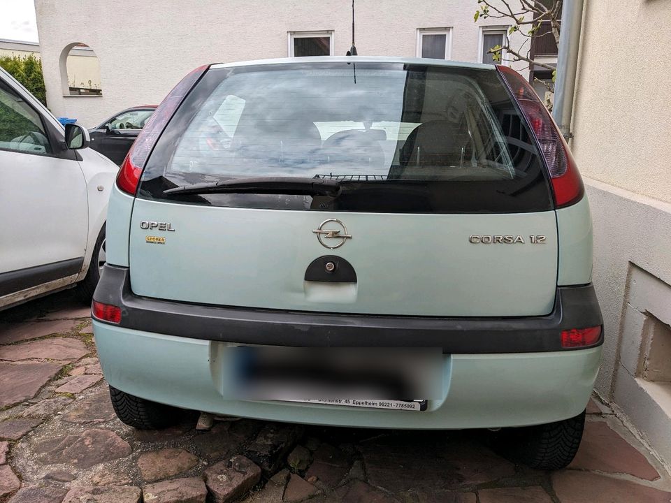 Opel Corsa C 1.2 - Rentner-Fahrzeug in perfektem Zustand in Malsch