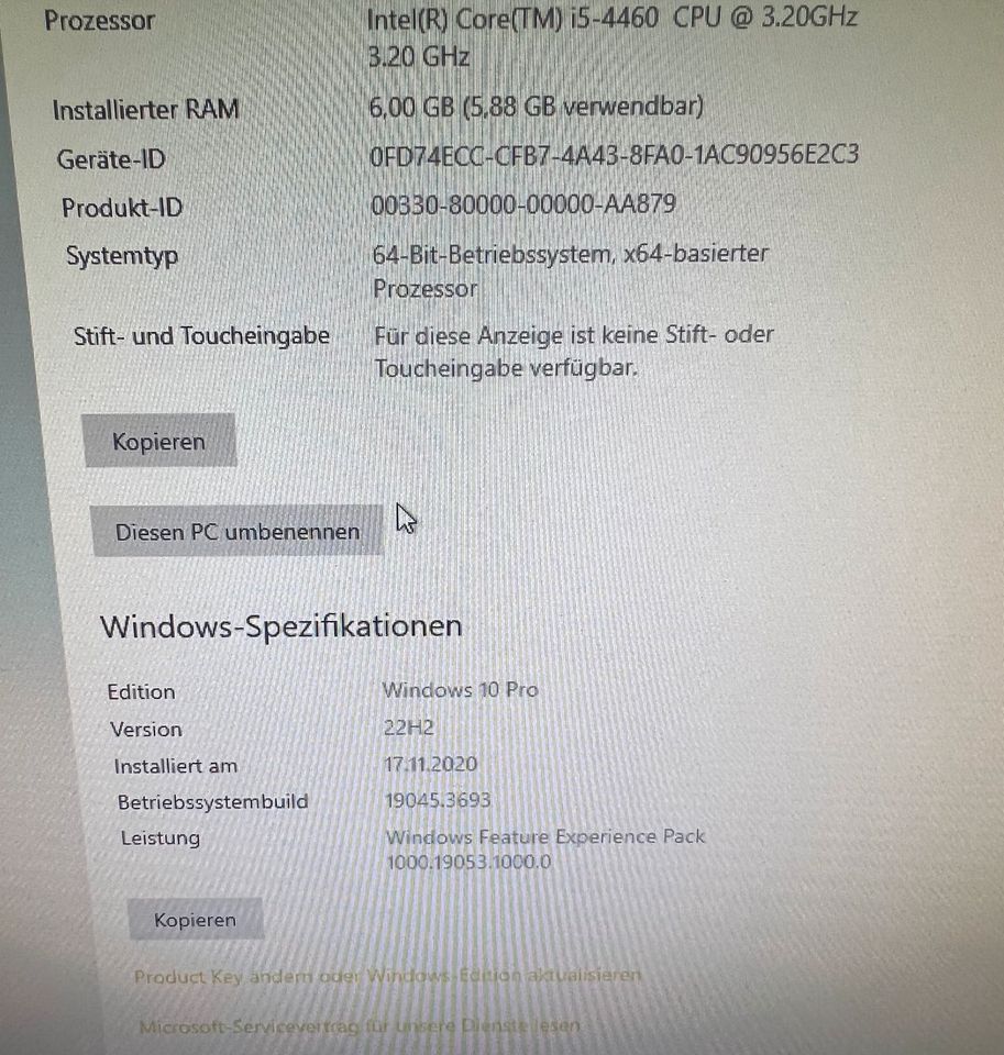 PC Intel Core i5 mit 2 x 24Zoll Bildschirm in Freden