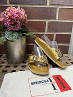 Birkenstock Madrid by Heidi Klum, Diamond Gold, Leder, Gr.39 Hannover - Bothfeld-Vahrenheide Vorschau
