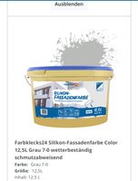 Fassadenfarbe 3x 12,5l grau, 1x 12,5l weiß Mecklenburg-Vorpommern - Eggesin Vorschau