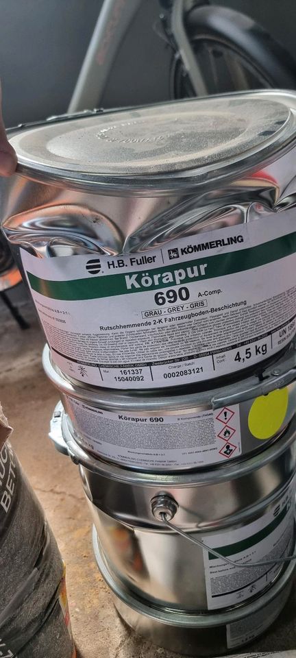 2x Körapur 690 RAL 7037, Comp. A + B, 6 kg in Bremen