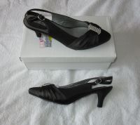 Damen Schuhe Sling Pumps schwarz Gr. 41 (NEU) Niedersachsen - Drochtersen Vorschau