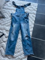 H&M Latzhose Jeans Blue washed Rissed Größe 36/38 Top Zustand Wuppertal - Elberfeld Vorschau