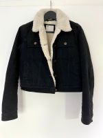 asos Jeansjacke Denim kurz mit Fell Fleece Sherpa schwarz Eimsbüttel - Hamburg Eimsbüttel (Stadtteil) Vorschau