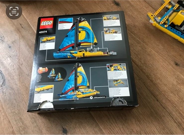 Lego Technik Technic Katamaran Racing Yacht Boot Segelschiff schi in Mechernich