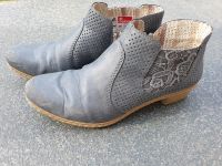 Stiefelette von Rieker mit schönem Häkelmuster, 38 Bayern - Stockstadt a. Main Vorschau