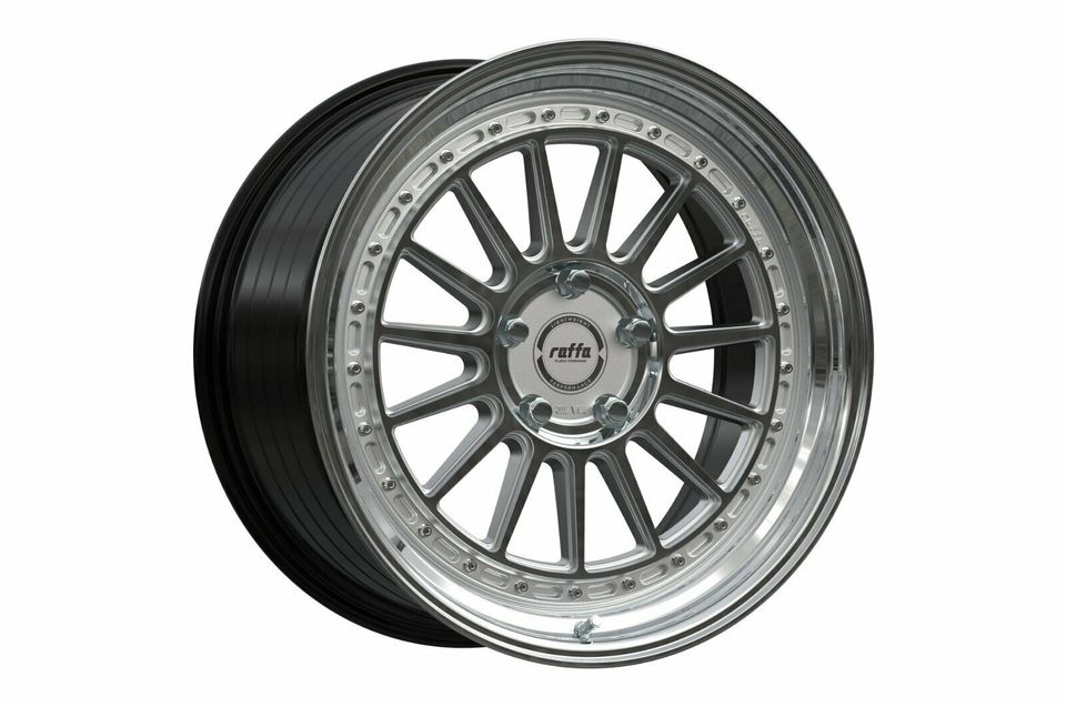 RAFFA WHEELS RF-04 SILVER / POLISHED 8,5x19 ET45 LK 5x112 NEW in Schmallenberg