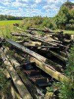 Holz Fachwerkholz aus Altbau Eichenbalken Nordrhein-Westfalen - Lengerich Vorschau