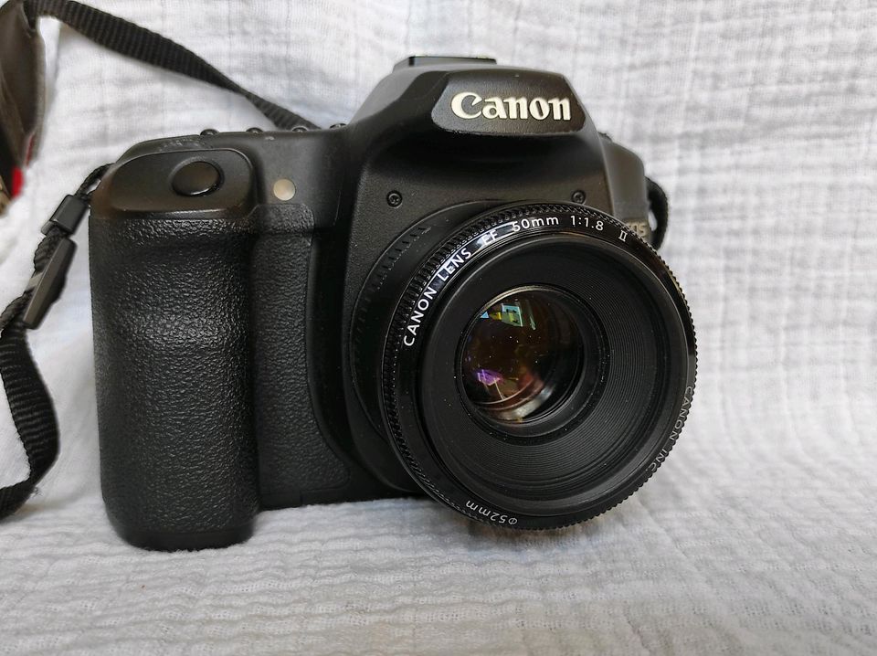 Canon EOS 50D mit Objektiv Canon Festbrennweite 50mm in Radebeul