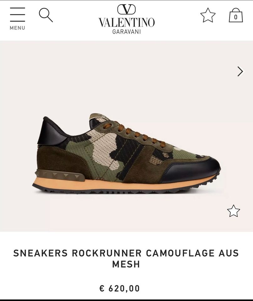 VALENTINO Rockrunner Sneaker, Schuhe Gr.42, Original in Norderstedt