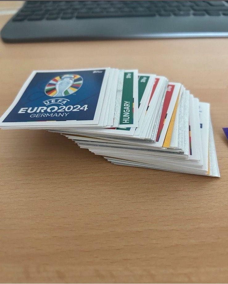 Europameisterschaft EM Sticker 2024 Topps in Hannover