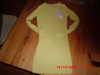 Minikleid Longpullover Longpulli Kleid Feinripp limettengelb Ripp Leipzig - Leipzig, Zentrum-Ost Vorschau