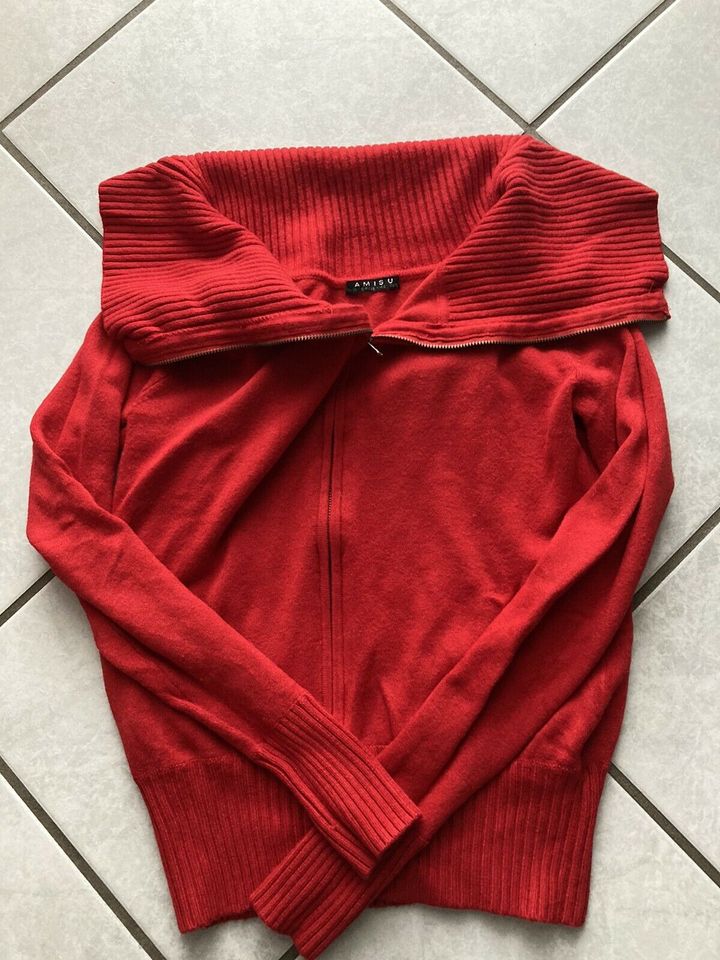 Damen Pullover Gr. 38 in rot in Zeitlarn