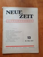 Neue Zeit Wochenschrift   1947 Thüringen - Kölleda Vorschau