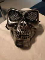 Halloween Maske Totenkopf gruselig schwarz silber Eimsbüttel - Hamburg Niendorf Vorschau