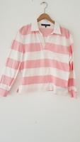 "RALPH LAUREN GOLF"- SHIRT, rosa, weiß gestreift, Gr.L Frankfurt am Main - Sachsenhausen Vorschau