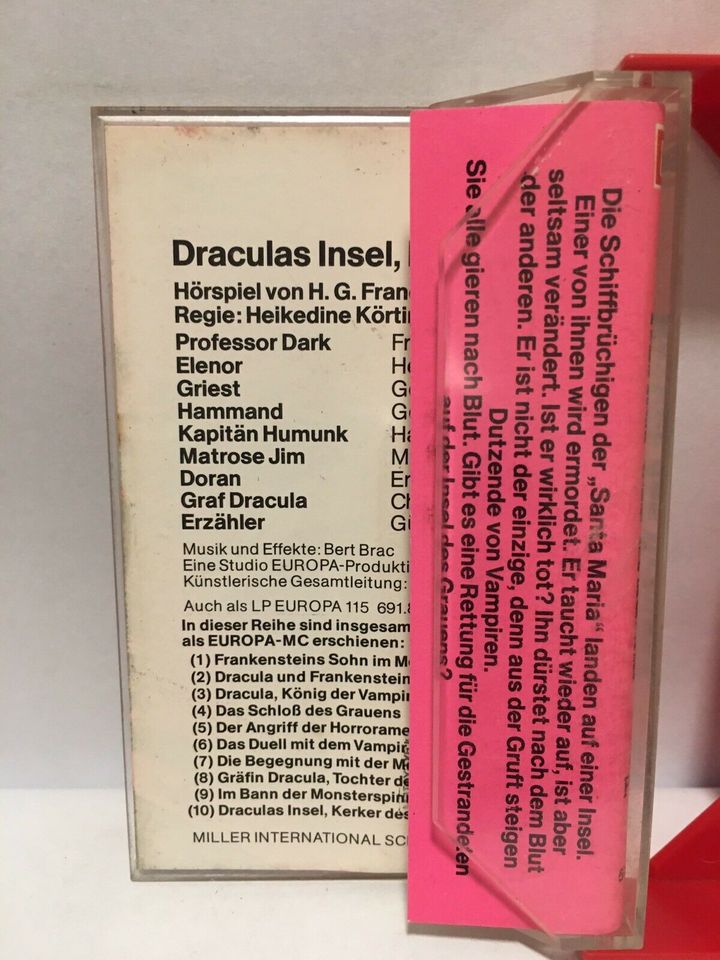 Draculas Insel, Kerker des Grauens, Kassette H.G. Francis in Hamburg