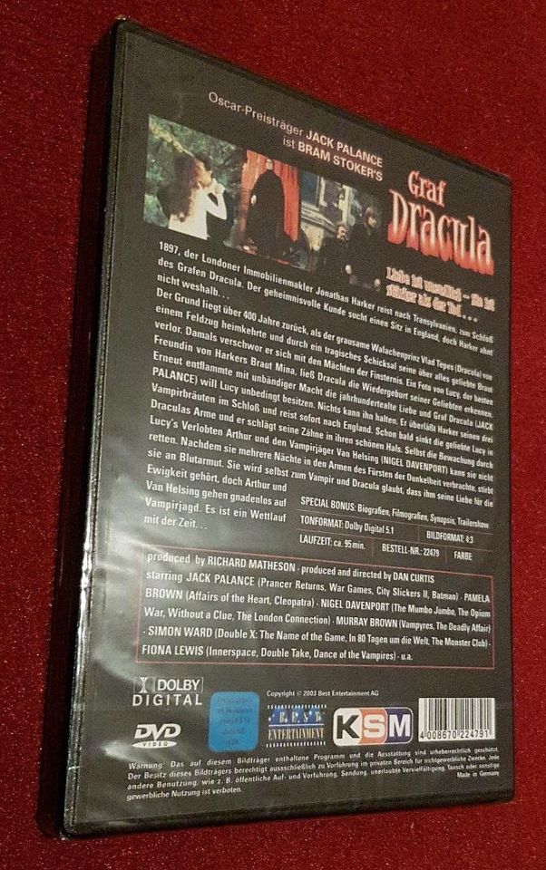 Graf Dracula - Ein Dan Curtis Film DVD NEU in Hamburg