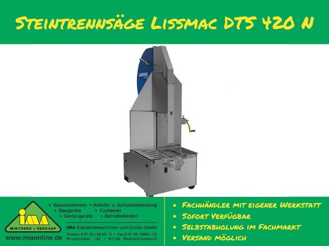 Steintrennsäge Lissmac DTS 420-N Säge Steine schneiden in Rednitzhembach