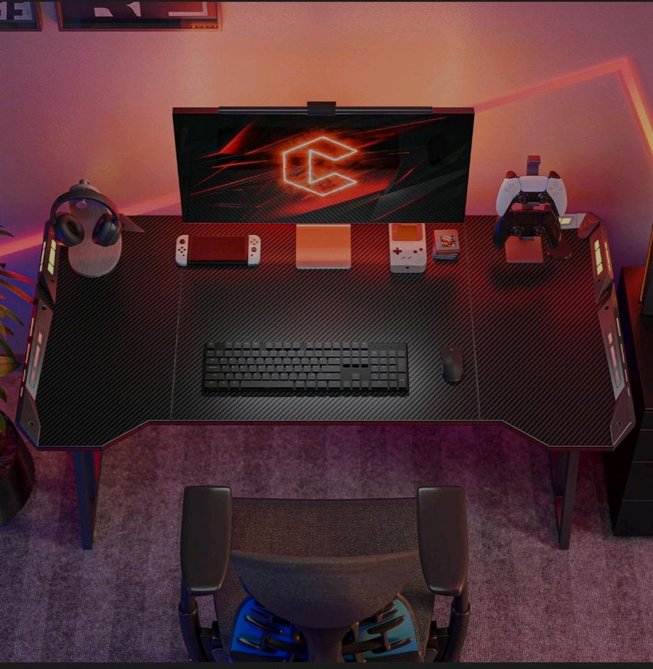 Gaming Schreibtisch, 120 x 60 cm Esport Ergonomischer Computertis in Berlin