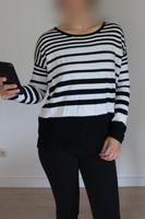 Gestreifter Pullover mit geöffnetem Rücken von comma Schleswig-Holstein - Plön  Vorschau