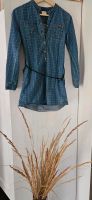 Jeanskleid/Longshirt, Bluse mit Ledergürtel, Zara, Gr. 140 Sachsen-Anhalt - Wettin-Löbejün Vorschau