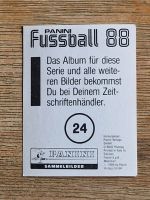 Panini Fußball Bundesliga 1988 Sammelbilder Nordrhein-Westfalen - Krefeld Vorschau