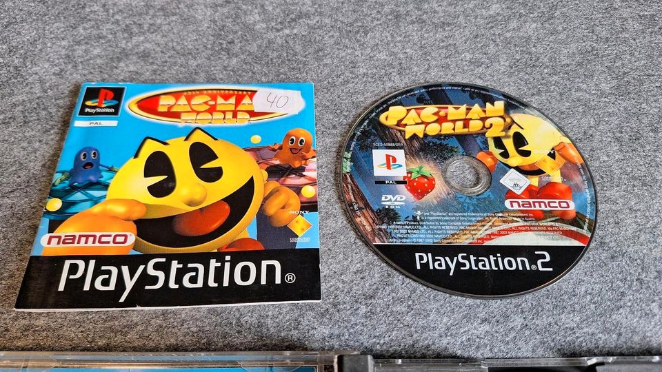 Pac-Man World PS1 Spiel Playstation 1 inkl. Pac-Man World 2 in Adelsheim