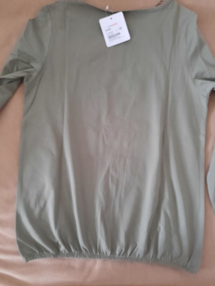 GINA Damen Langarmshirt Gr. 36/38 S/M khaki NEU in Hofgeismar