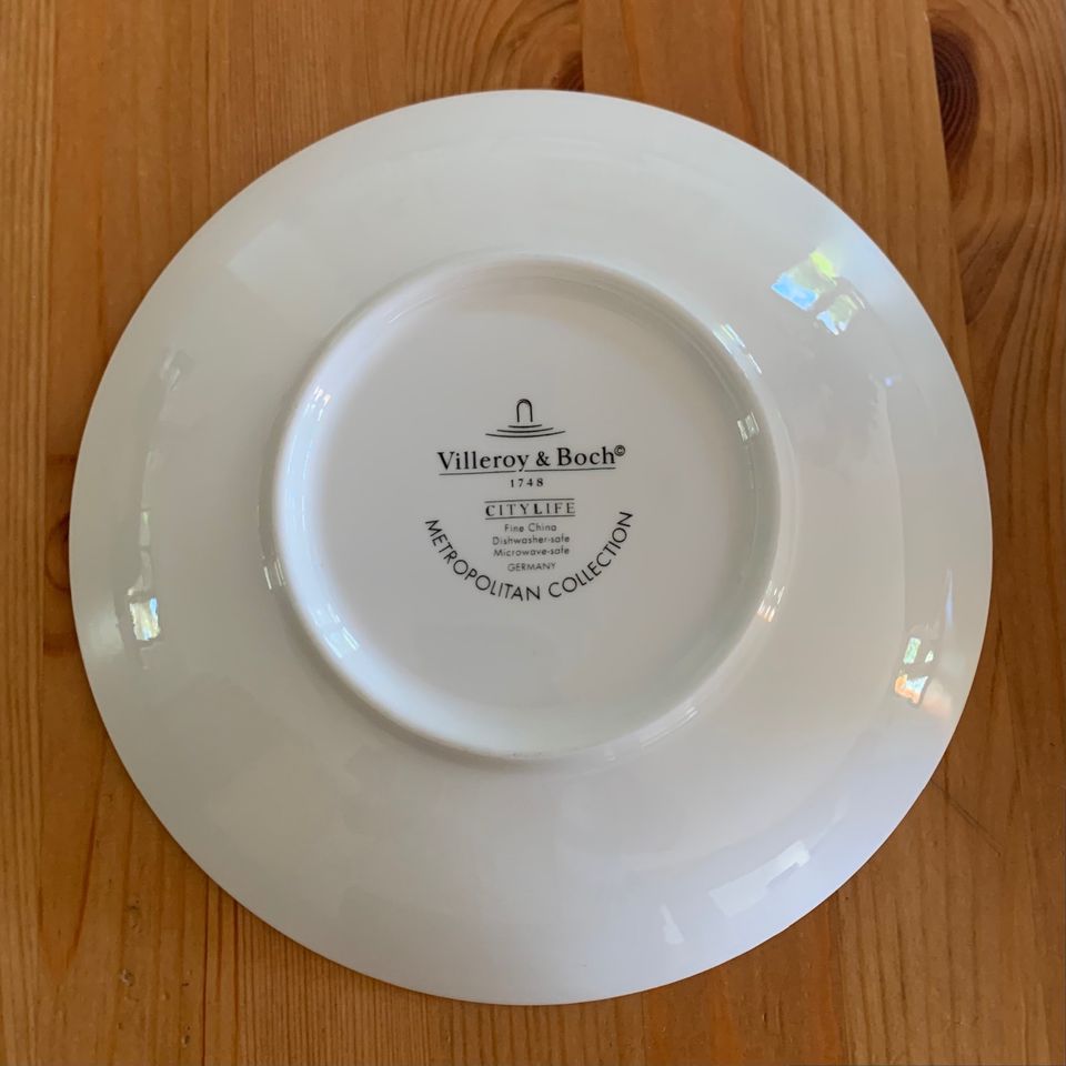 Villeroy und Boch City Life Suppenteller, 21 cm, 5 Stück in Hamburg