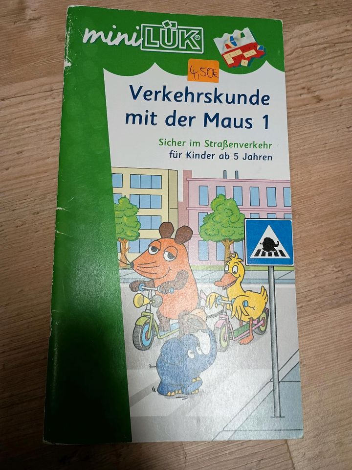 Mini Lük Kasten Heft Maus Verkehrskunde Mathe Sachrechnen Uhrzeit in Laufenburg (Baden)