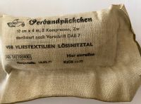 NVA DDR Original Verbandpäckchen 10.02.1977 Militaria ungeöffnet Sachsen-Anhalt - Wolmirstedt Vorschau