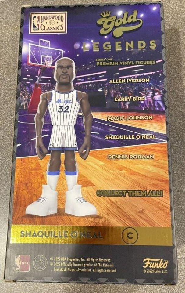 Shaquille O'Neal Funko Gold NBA Legends 12" All-Star Chase Kobe in Weikersheim