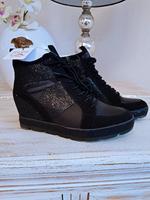 TAMARIS Damen Schuhe Boots Stiefel schwarz mit Glitzer EU 41 Niedersachsen - Twistringen Vorschau