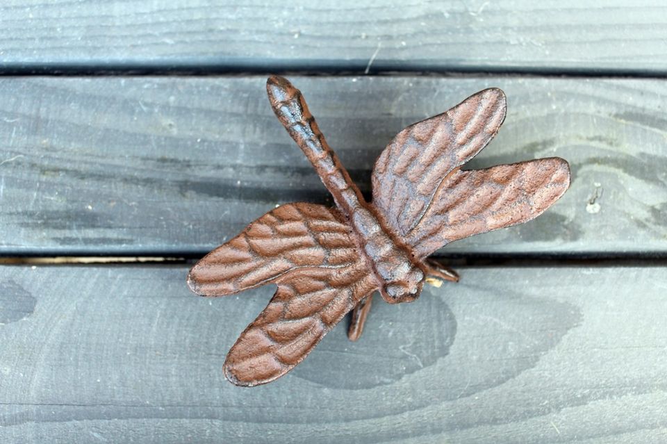 Gartenfigur Libelle Gusseisen in Wegberg