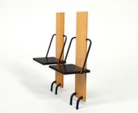 1/2 Klappstühle Folding Chairs Paar Vigar Wandmontage IKEA 1991 Mitte - Tiergarten Vorschau