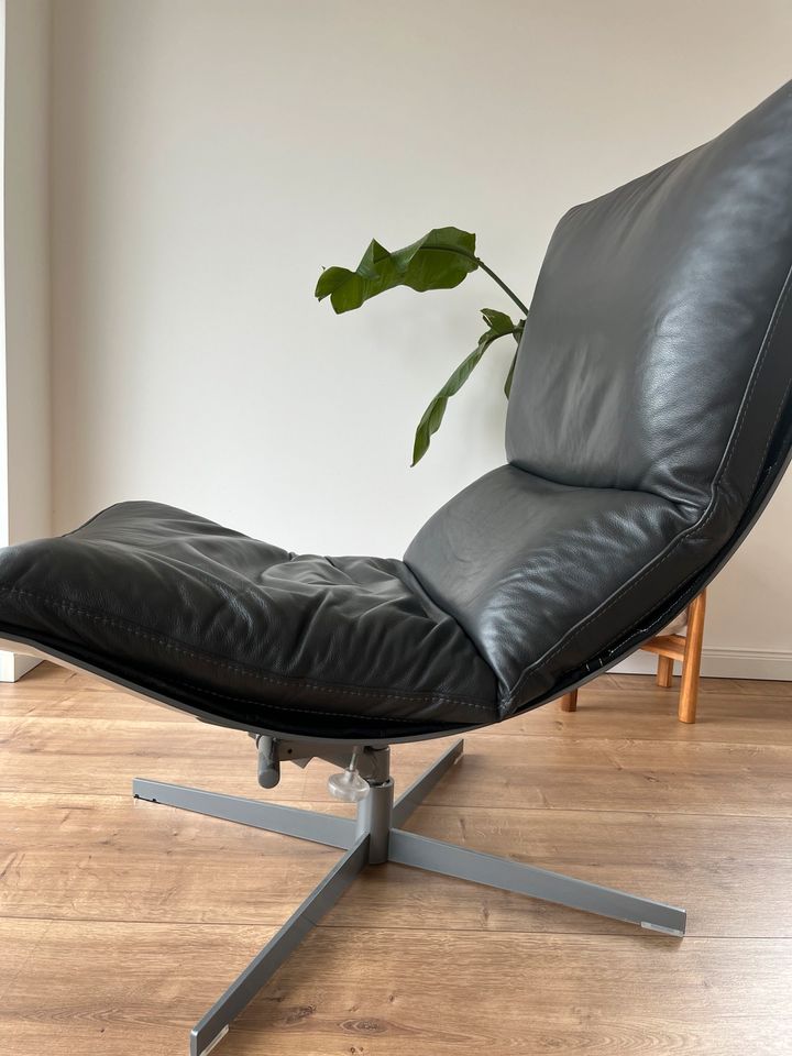 Spinnaker Lounge Sessel Gray Funktion Design Stuhl Leder Segel in Extertal