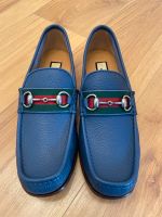 Gucci Mokassins Gr. 8 1/2 in blau München - Maxvorstadt Vorschau