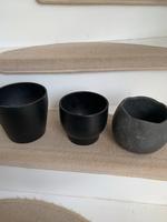 Blumentopf schwarz je 1€ Übertopf Blumenkübel Pflanzschale Schleswig-Holstein - Glinde Vorschau