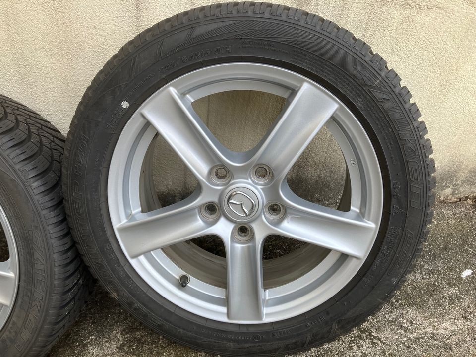 4 Original-Aluräder mit 4 sehr guten Winterräder Falken für MX5NC in Dortmund