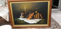 Gemälde von Frank Lean - Stilleben "Geige", signiert Nordrhein-Westfalen - Würselen Vorschau