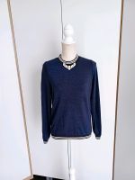 ONLY dunkelblau Glitzer Langarm Shirt Sweatshirt 34 36 Sachsen-Anhalt - Lutherstadt Wittenberg Vorschau