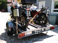 Motorrad Transport Anhänger Verleih / Vermietung ab 35€ pro Tag Bayern - Wolfsegg Vorschau