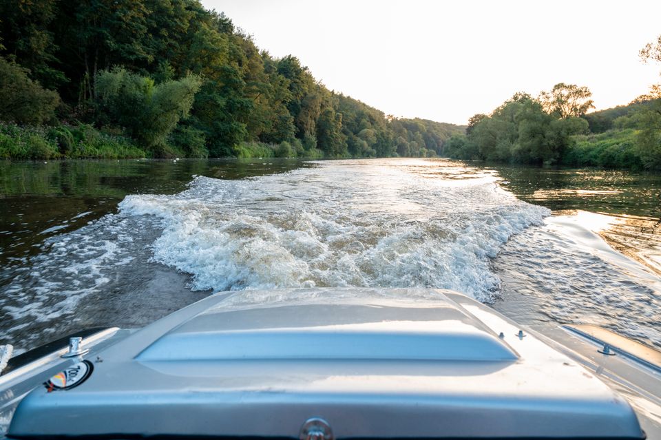 Seestar V495 Motorboot Boot Unikat mit Trailer Mercruiser 3.0L in Göttingen