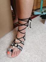 Sandalen zum Schnüren mit Perlen und Glitzer gr 38 39 Bayern - Hof (Saale) Vorschau