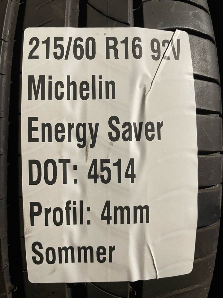 215/60 R16 92V Michelin Sommerreifen in Bruckberg bei Landshut