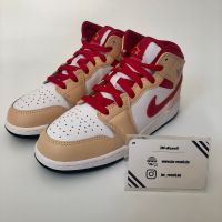 Jordan 1 Mid Onyx Light Curry Cardinal (GS) • 38,5 | Händler ✅ Berlin - Karlshorst Vorschau