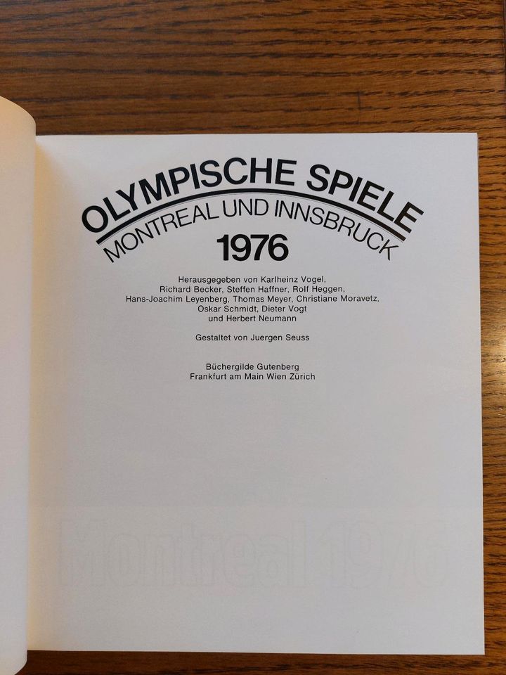 Olympische Spiele 1972,1976,1984 Bücher in Nagold