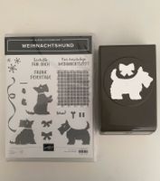 SU Clearstamps Scottie *Weihnachtshund* mit Handstanze - rar Bayern - Augsburg Vorschau