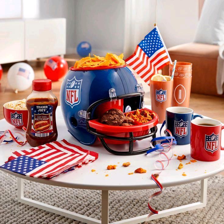 NFL Lizenz Snackhelm BLAU VHB Snack Schüssel Super Bowl 2024 NEU in Kornwestheim